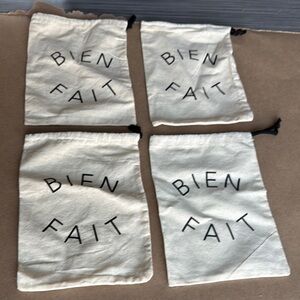 Bien Fait Canvas Drawstring Bags